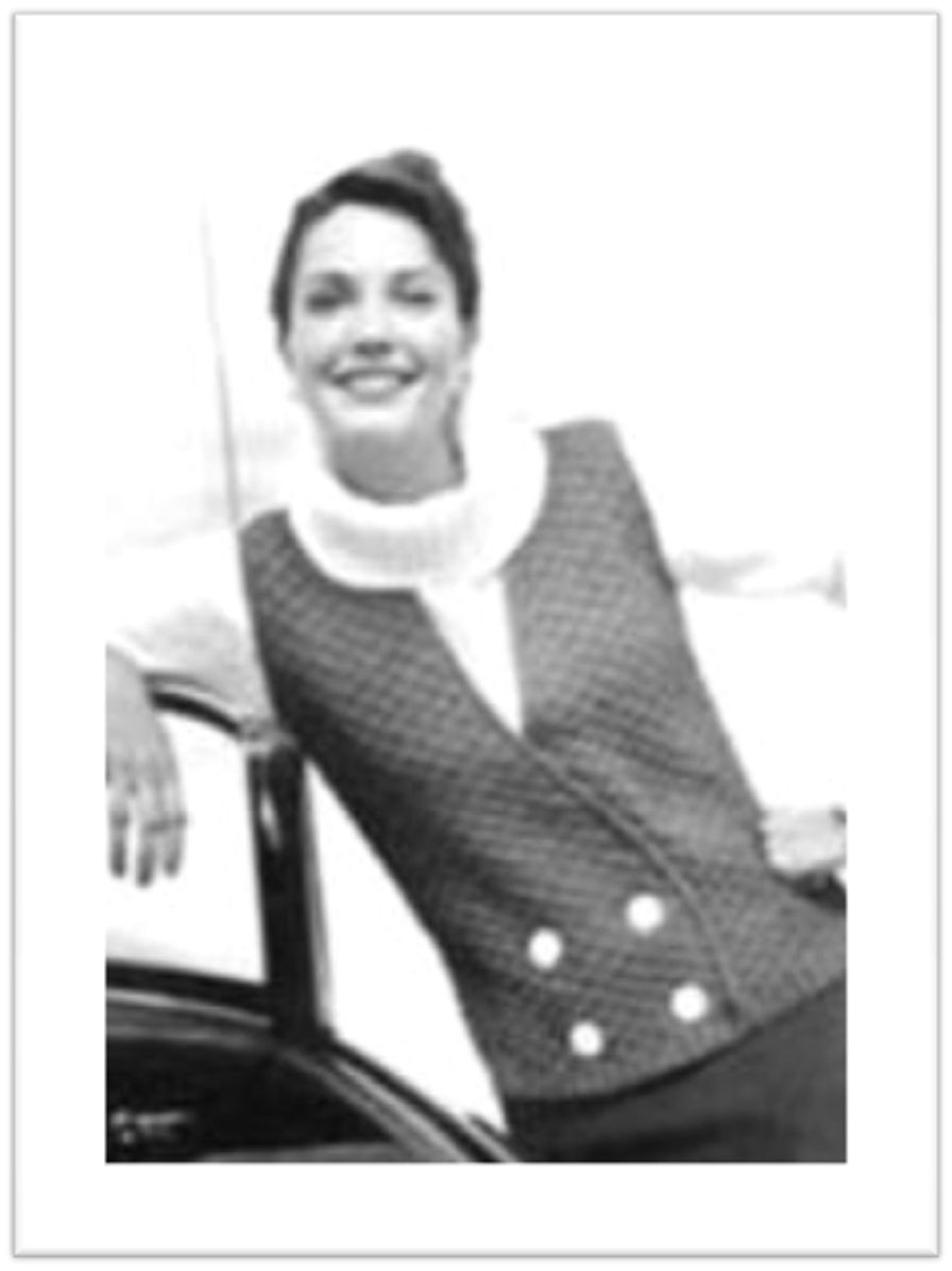 PATTERN #1833 HAMPTON SWEATER VINTAGE KNITTING