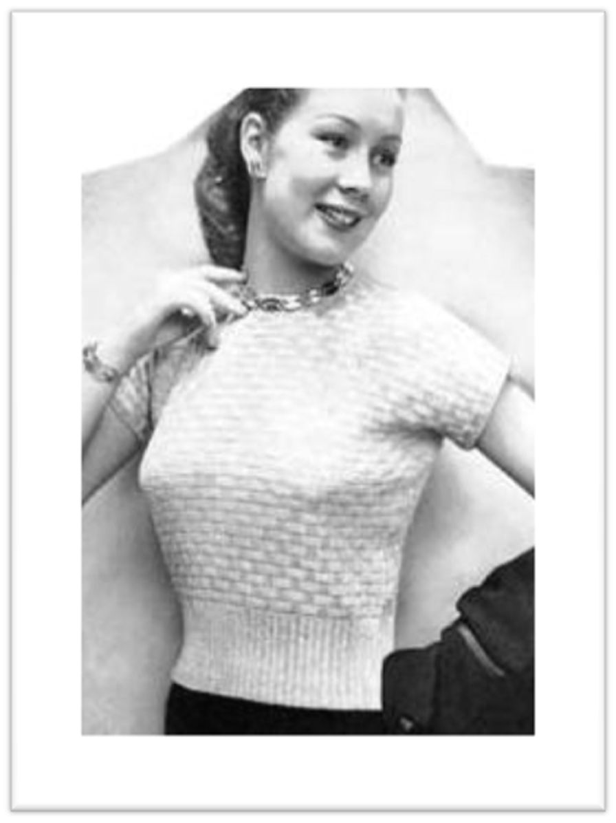 PATTERN #1834 MELISSA VINTAGE KNITTING