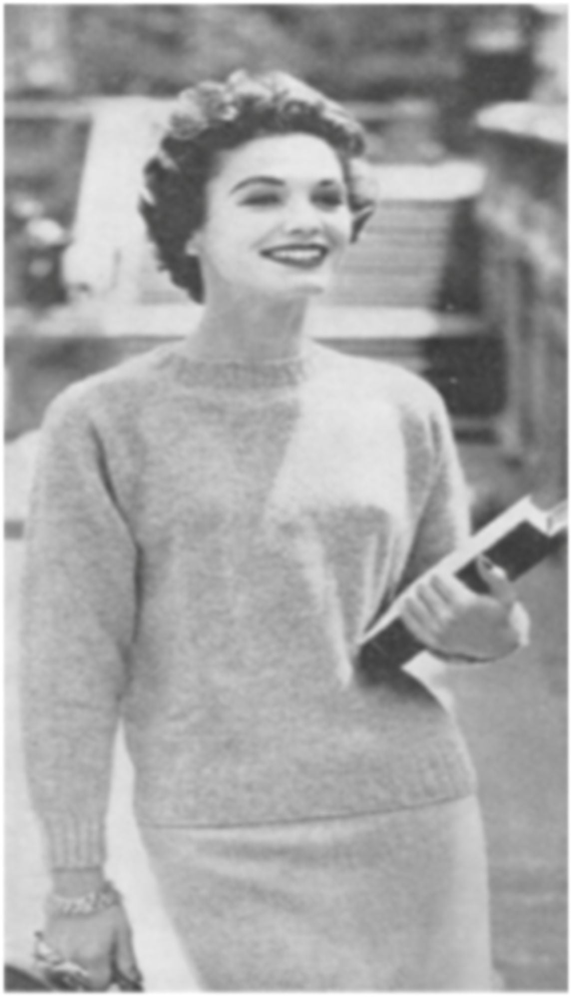 PATTERN #1852 SEEMLESS PULLOVER VINTAGE KNITTING