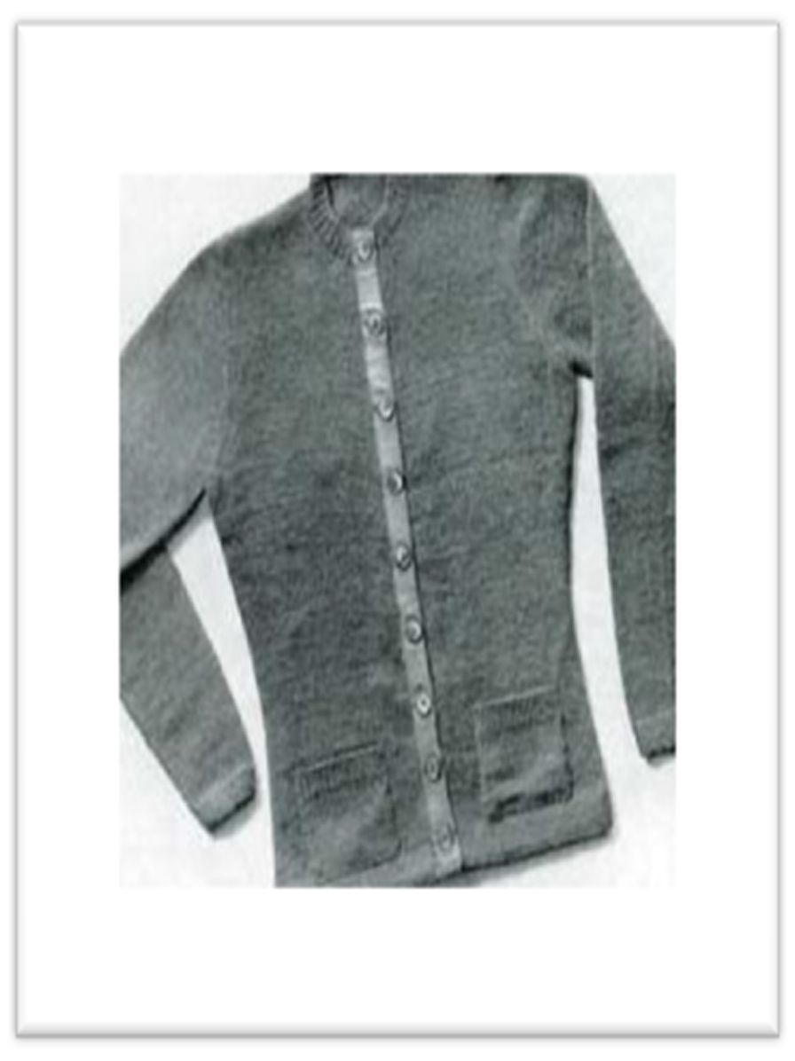 PATTERN #1856 WOMAN'S CARDIGAN VINTAGE KNITTING