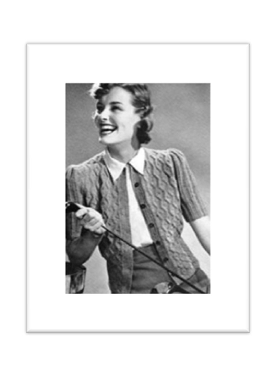 PATTERN #1858 SPORTS CARDIGAN VINTAGE KNITTING
