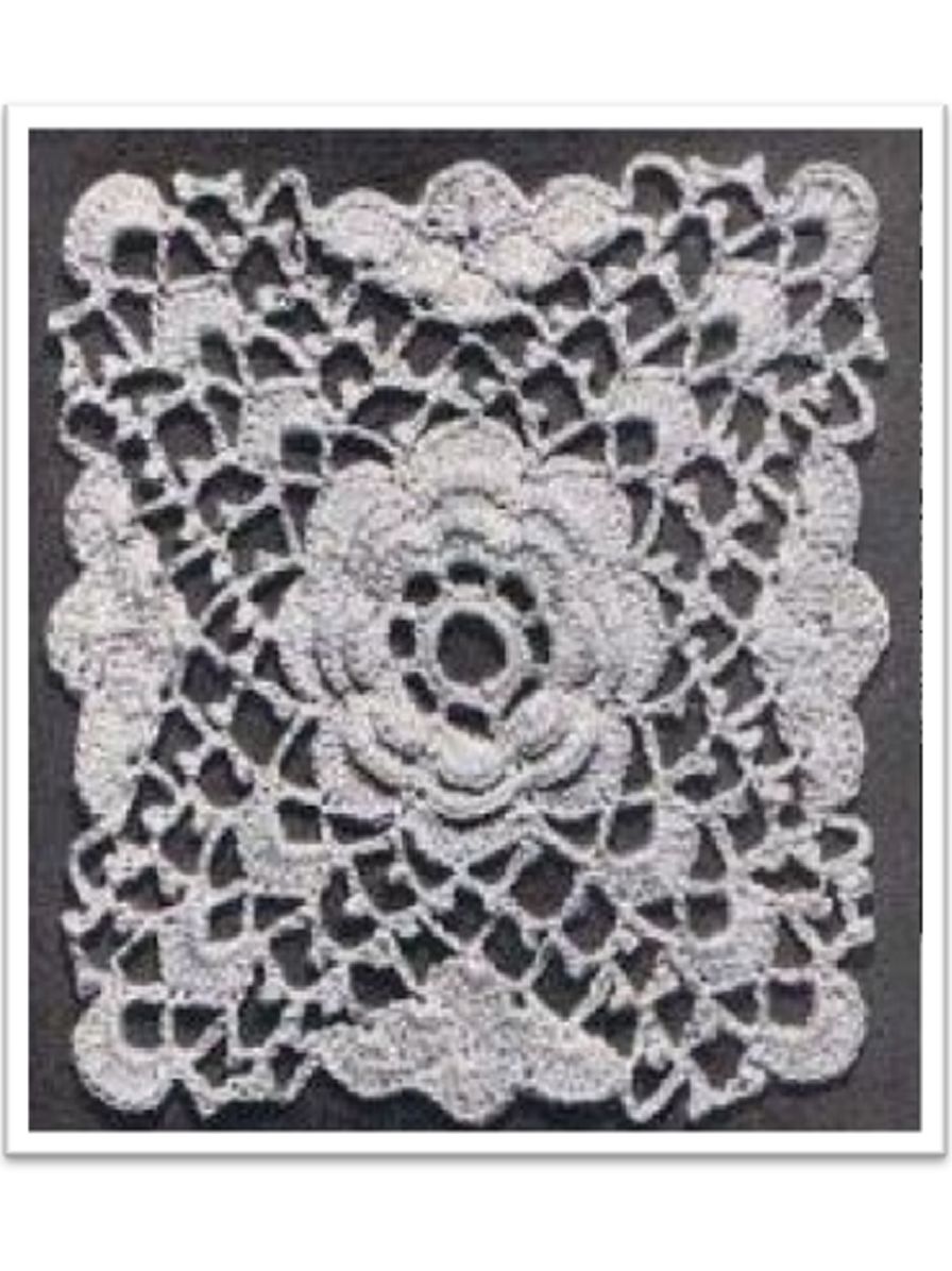 PATTERN #1872 RAMBLING ROSE VINTAGE CROCHET
