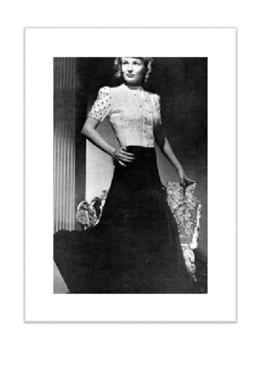 PATTERN #1874 SEQUIN EVENING SWEATER VINTAGE KNITTING