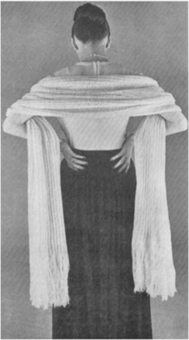 PATTERN #1979 SHEER STOLE VINTAGE KNITTING