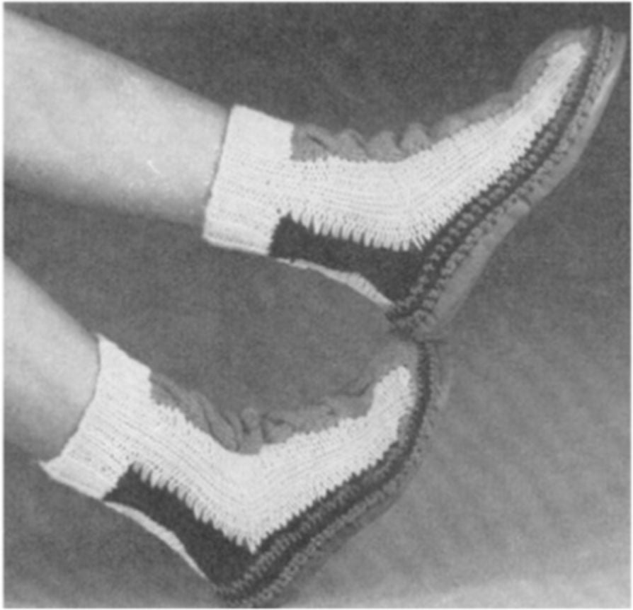 PATTERN #1984 SOCKS VINTAGE KNITTING