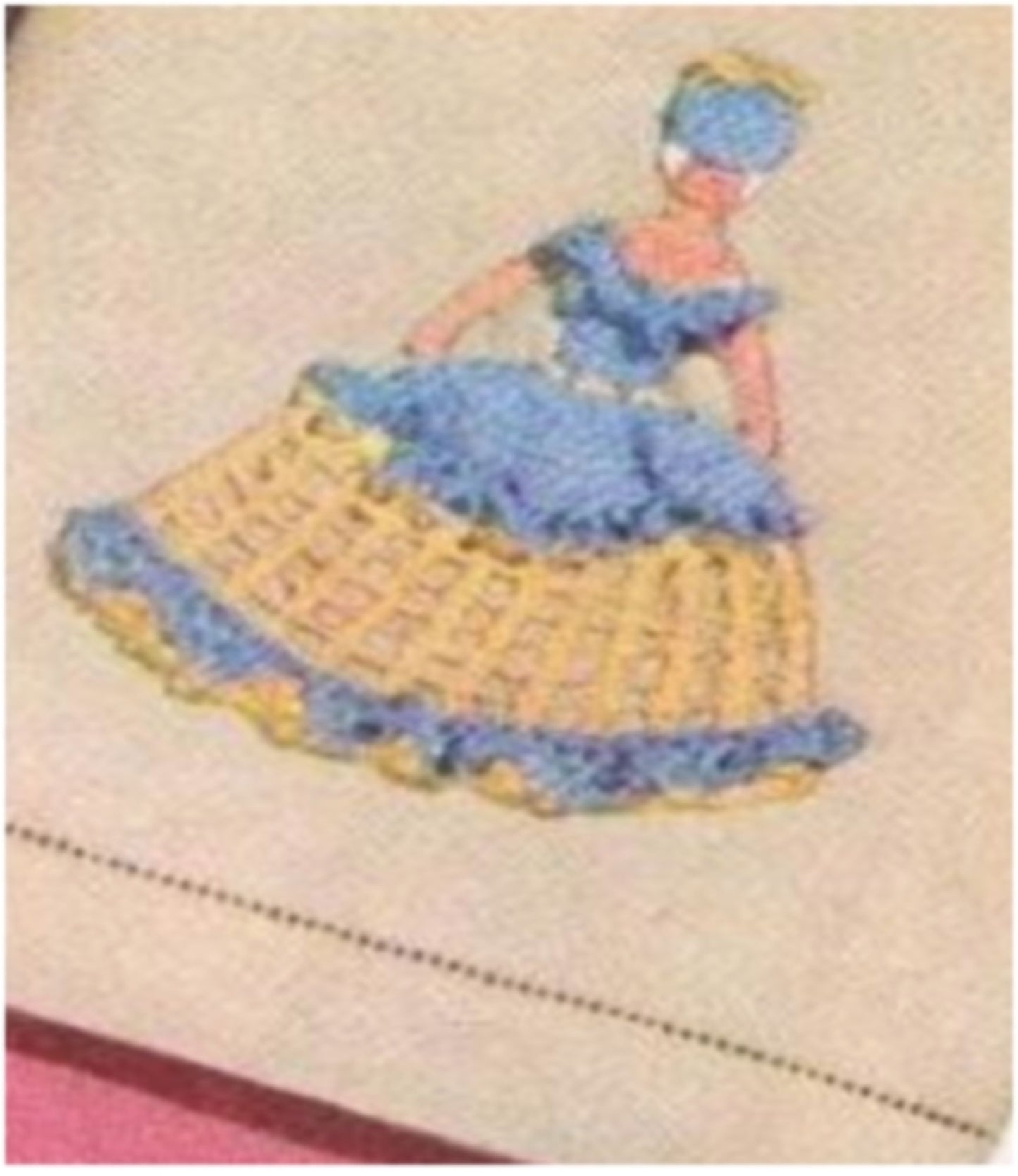 PATTERN #1998 GUEST TOWEL VINTAGE CROCHET