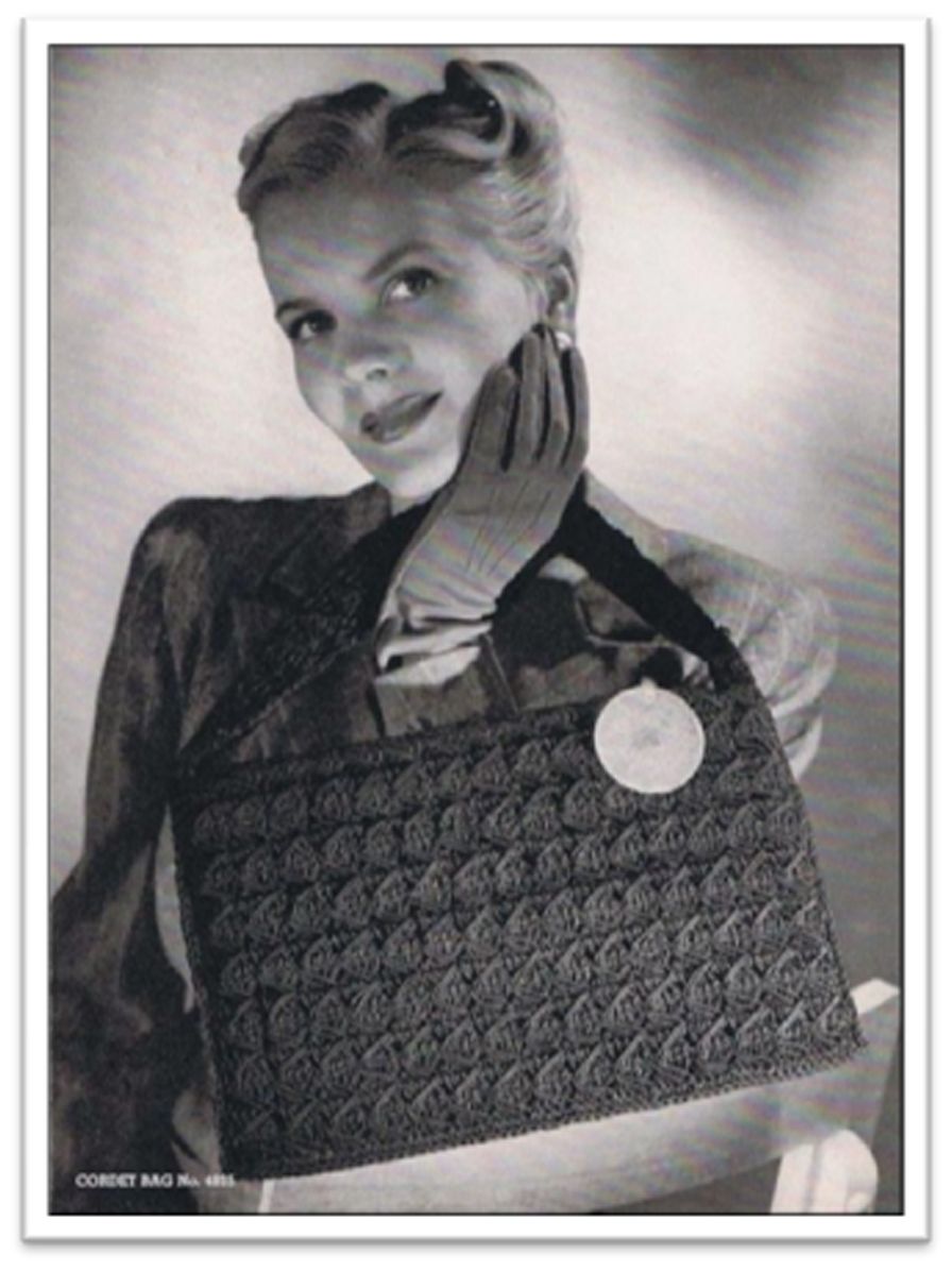 PATTERN #2002 CRODELIA BAG VINTAGE CROCHET
