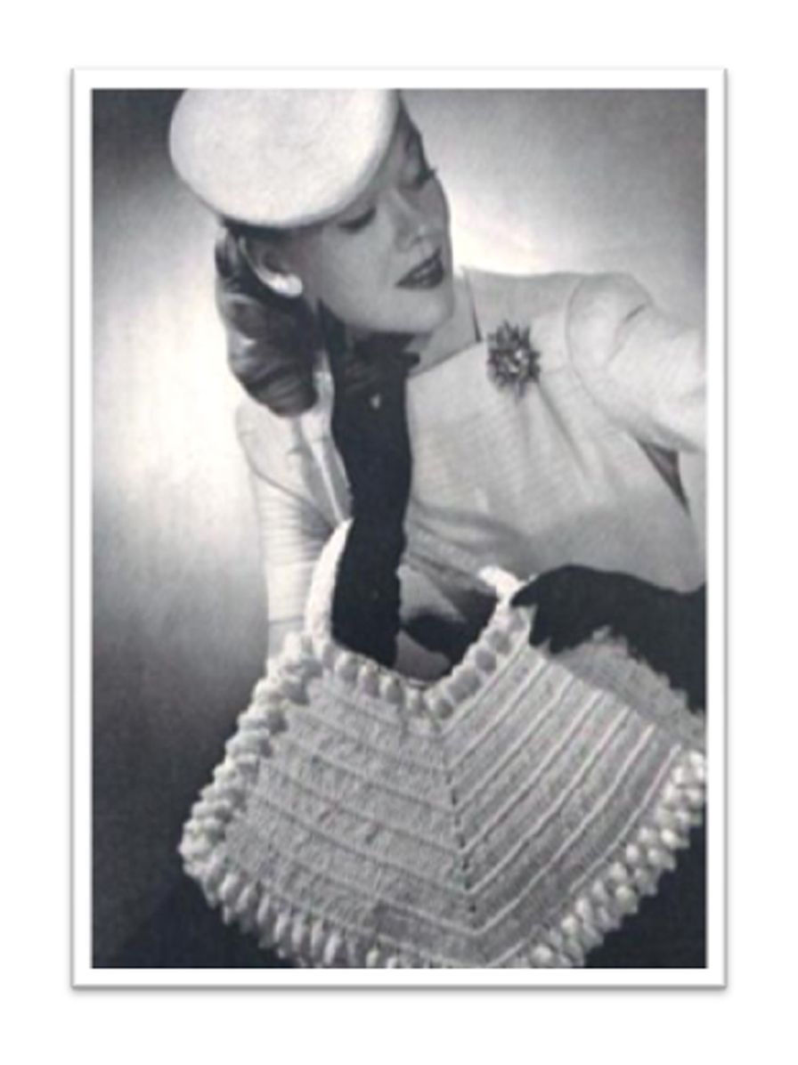 PATTERN #2003 GINA BAG VINTAGE CROCHET