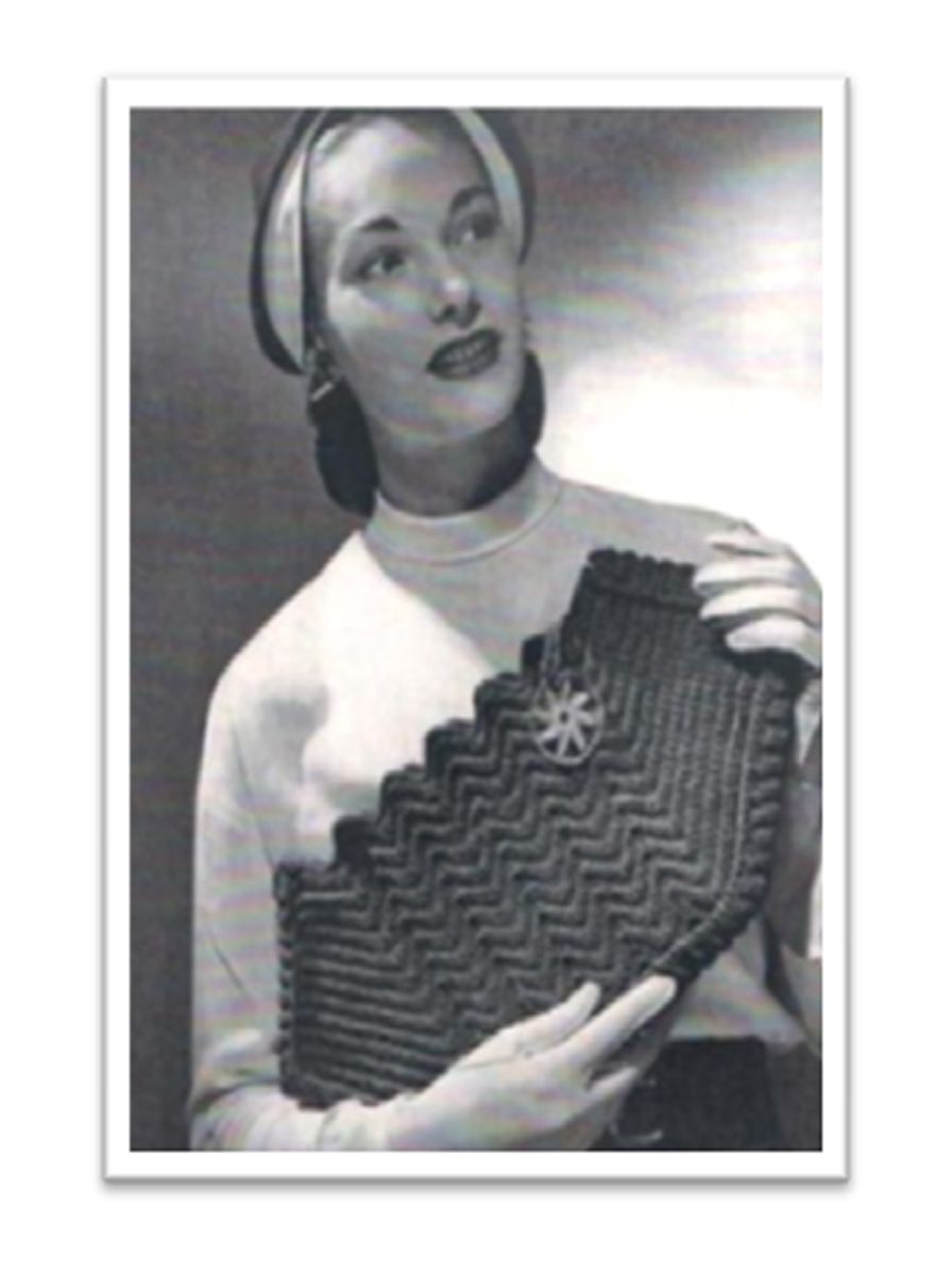 PATTERN #2005 STEPHANIE BAG VINTAGE CROCHET