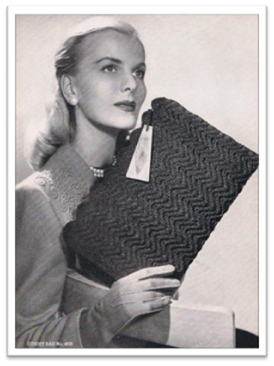 PATTERN #2007 CONNIE BAG VINTAGE CROCHET