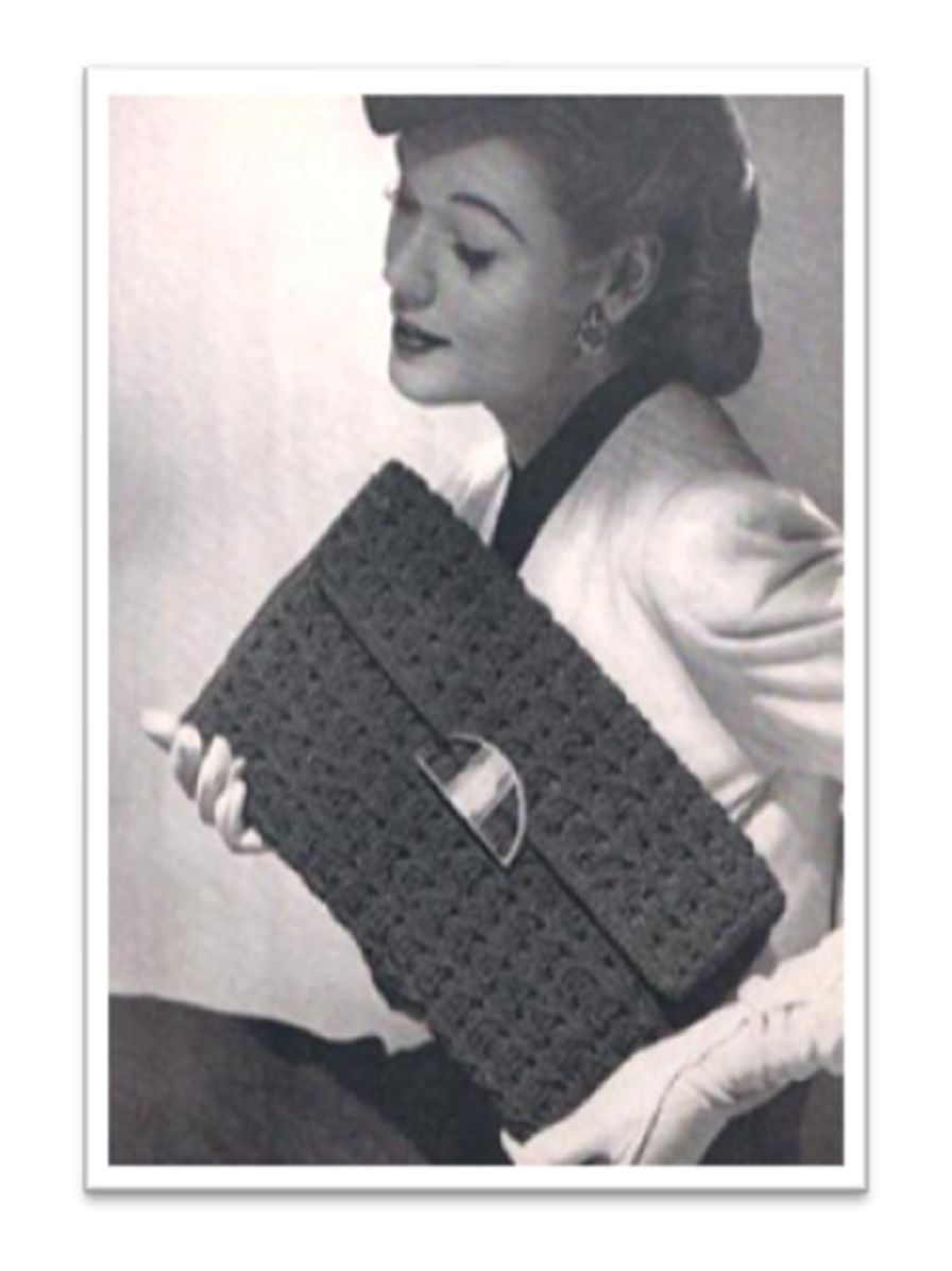 PATTERN #2010 JEMMA BAG VINTAGE KNITTING