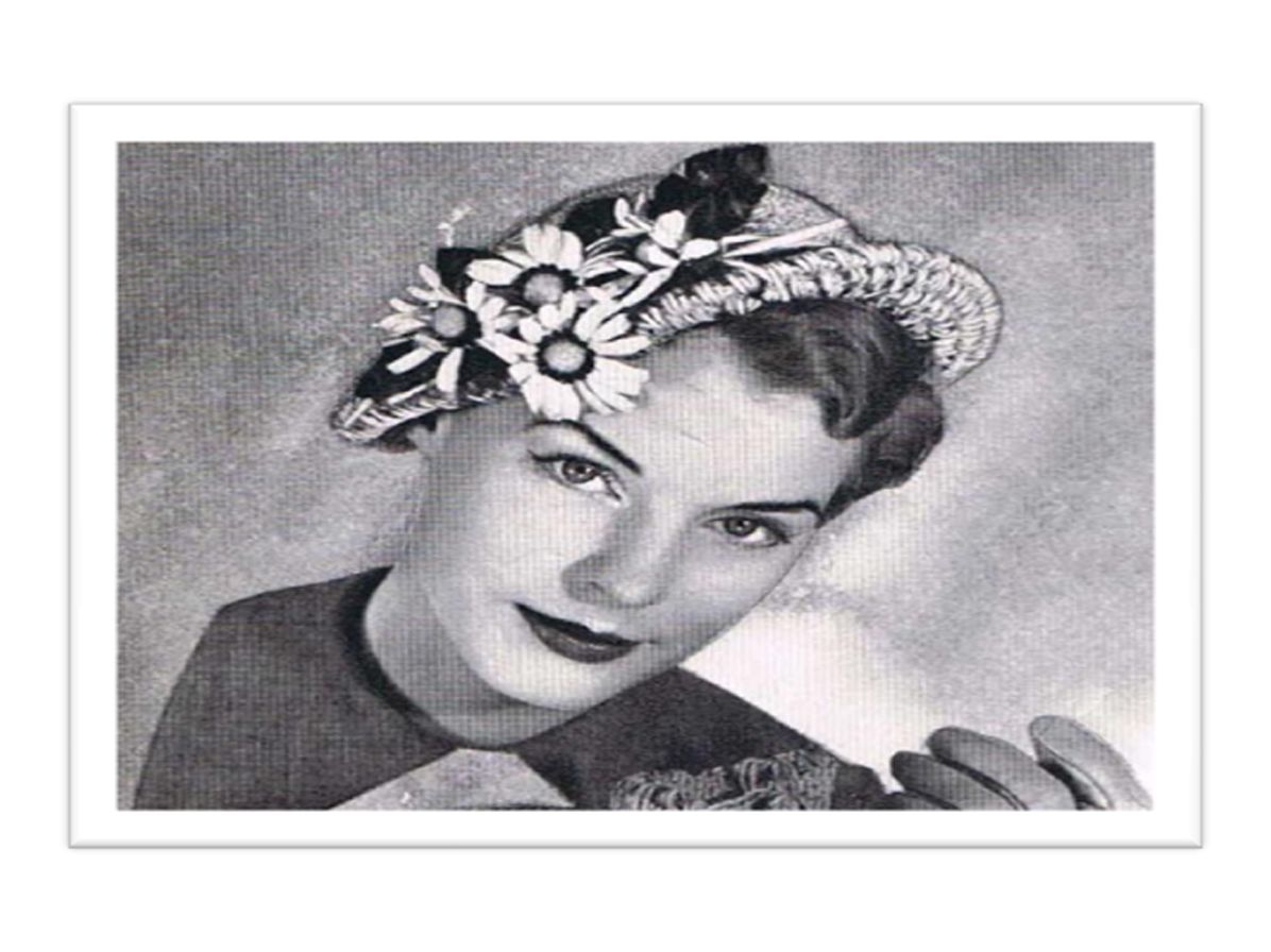 PATTERN #2019 DAISY HAT VINTAGE CROCHET