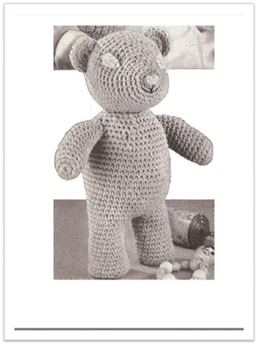 PATTERN #2024 LITTLEST BEAR VINTAGE CROCHET