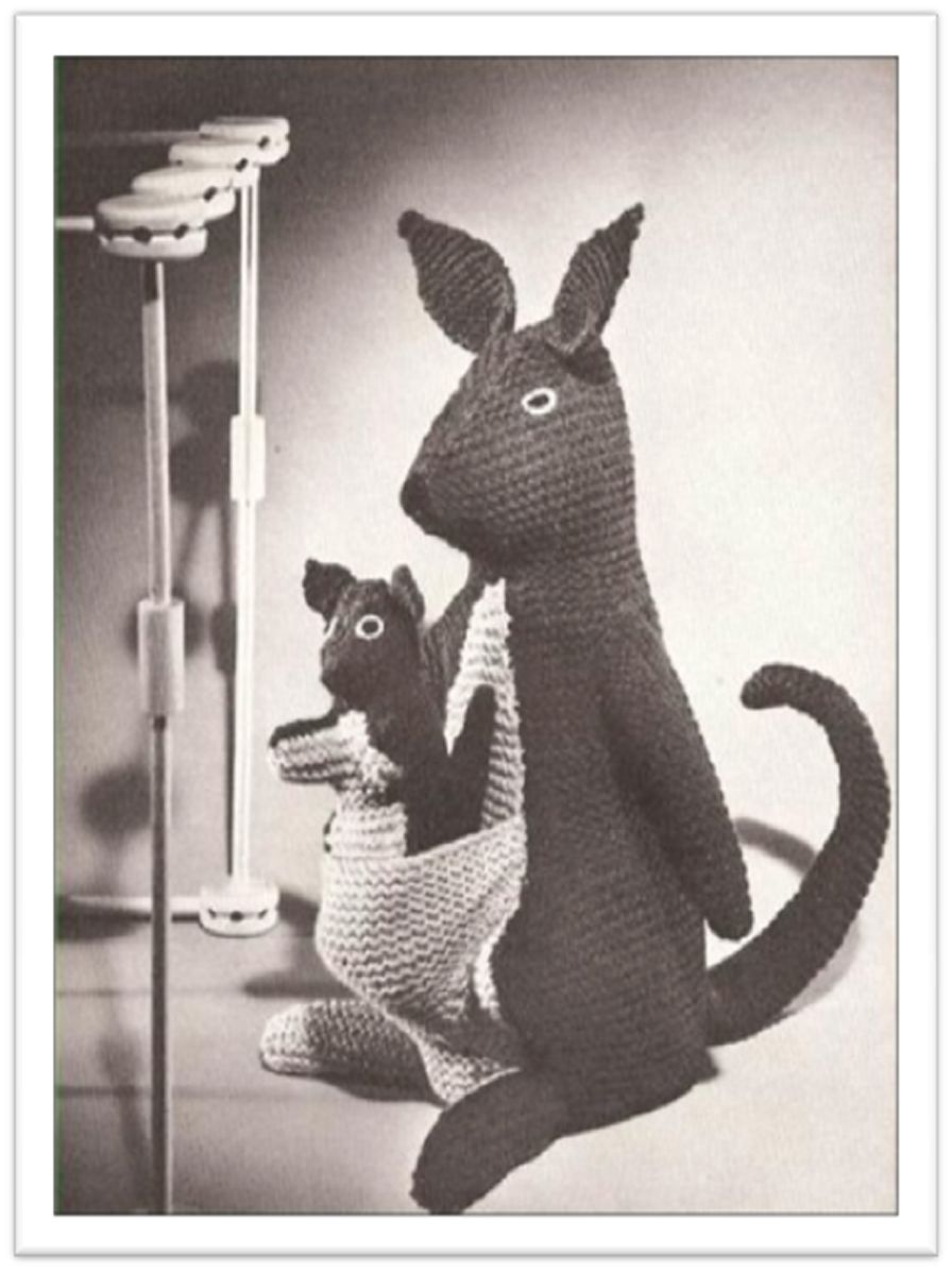 PATTERN #2034 KANGAROO VINTAGE KNITTING