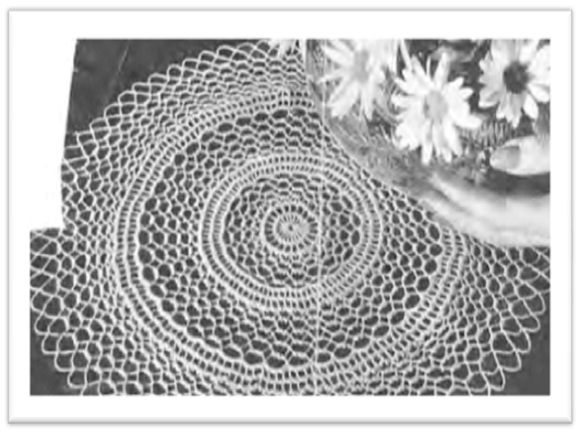 PATTERN #2037 IRISH LACE DOILY VINTAGE CROCHET
