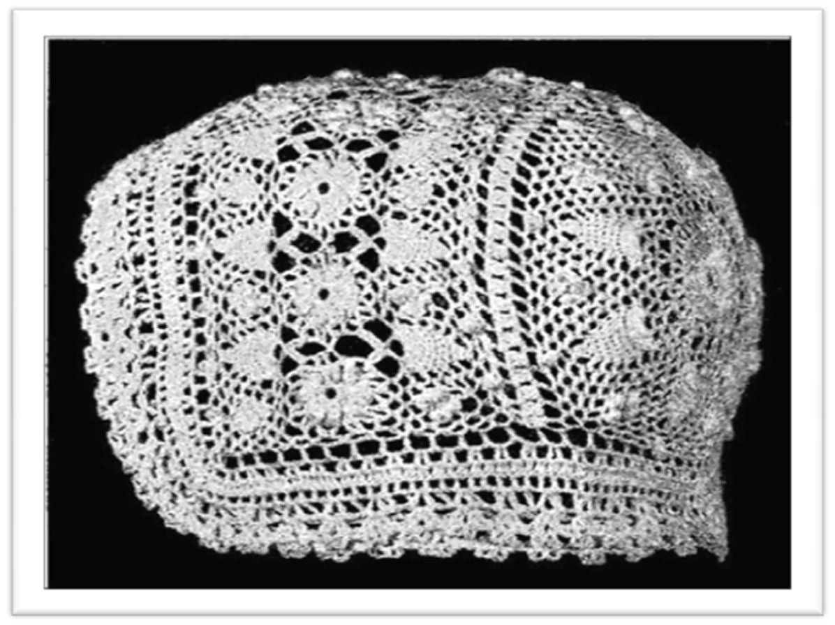 PATTERN #2041 THE ELSIE BONNET IN DUTCH SHAPE VINTAGE CROCHET