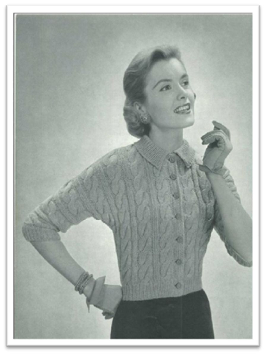 PATTERN #2043 GILLIAN VINTAGE KNITTING