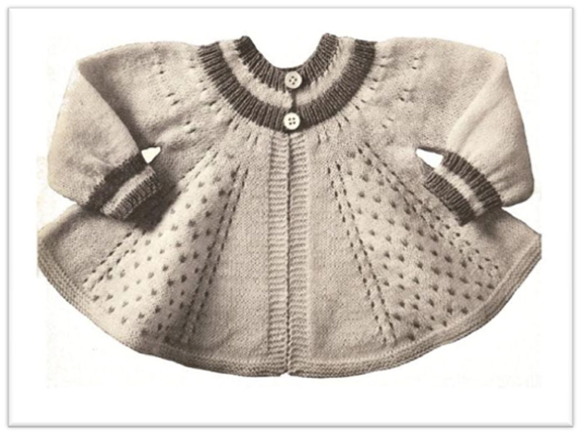PATTERN #2045 DOT AND DASH VINTAGE KNITTING