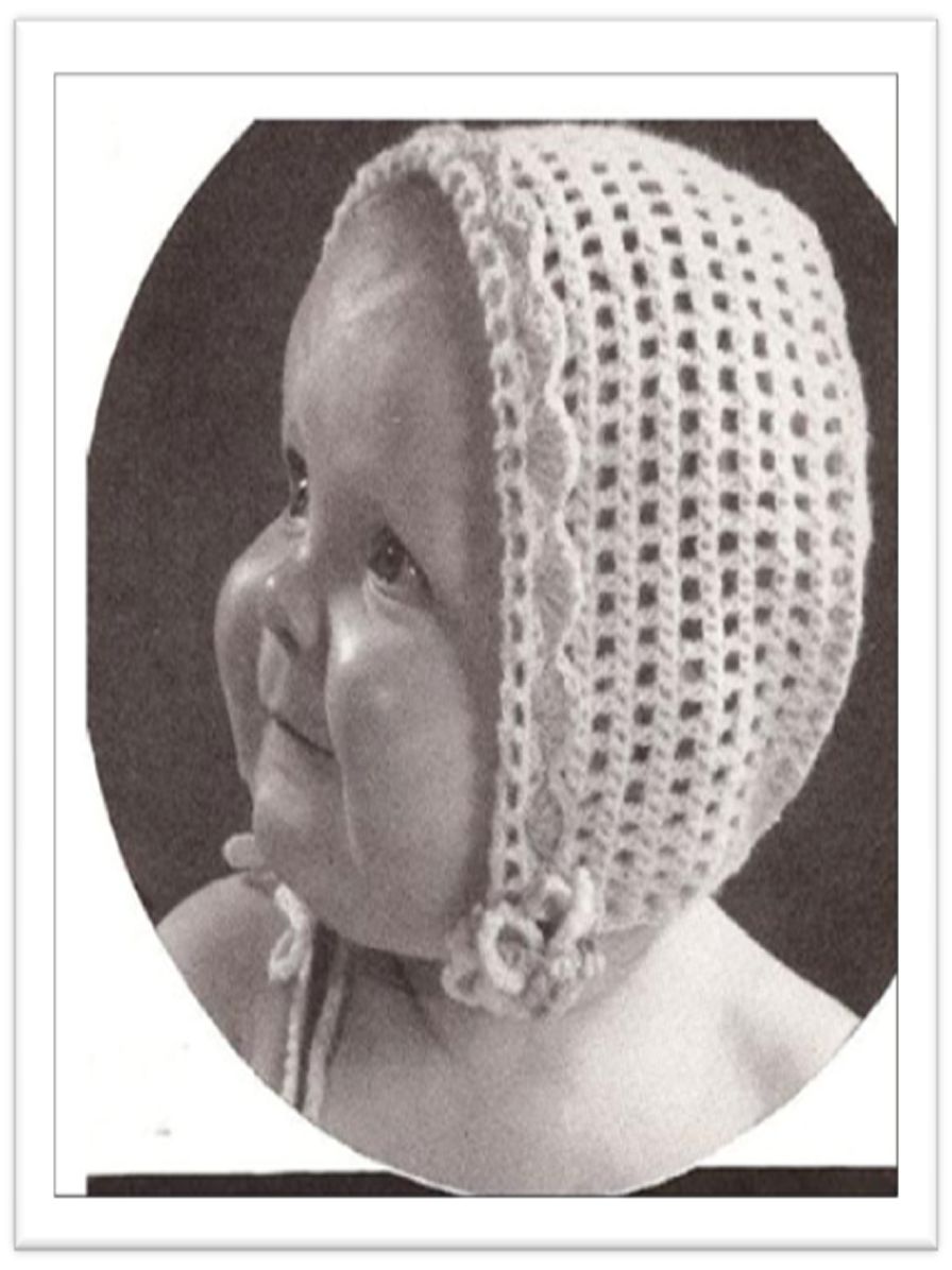 PATTERN #2047 CAP, BOOTEES AND MITTENS VINTAGE CROCHET