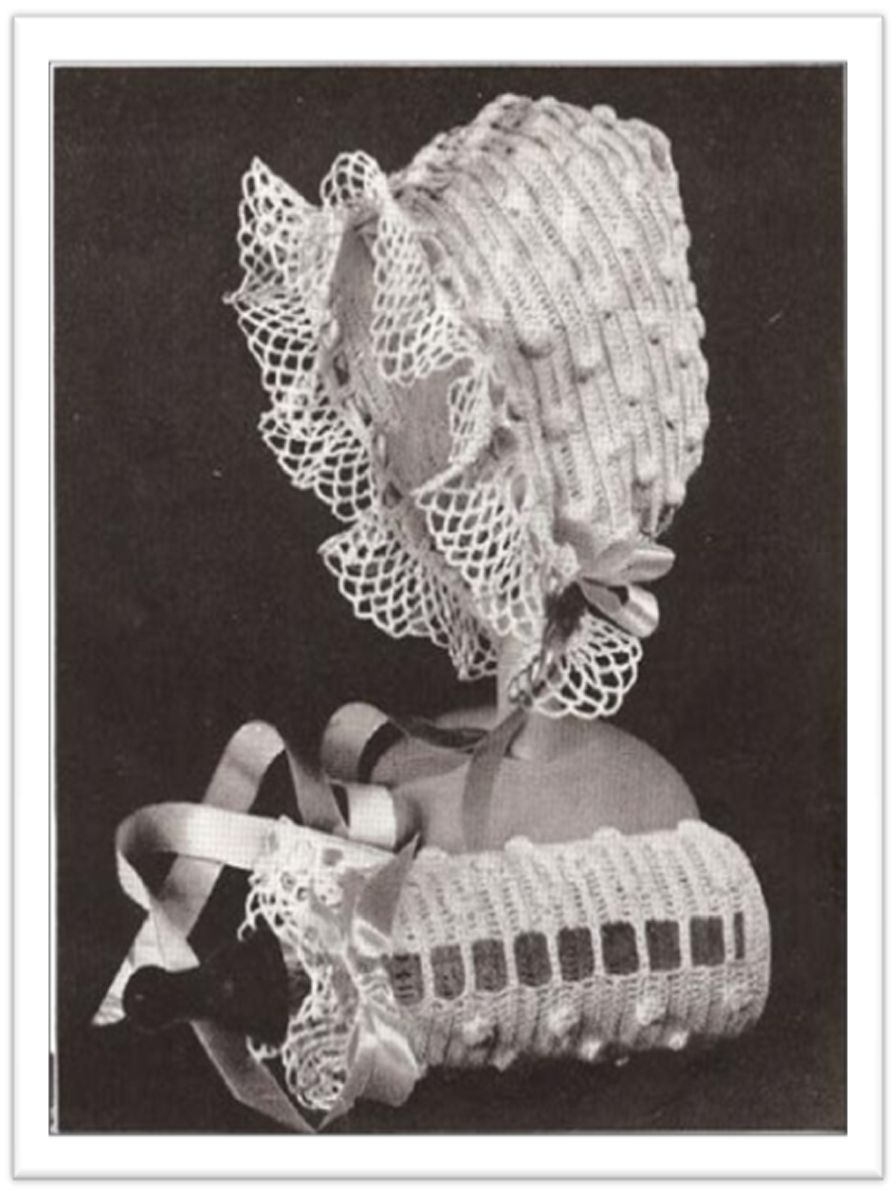 PATTERN #2050 CARRIAGE SET VINTAGE CROCHET