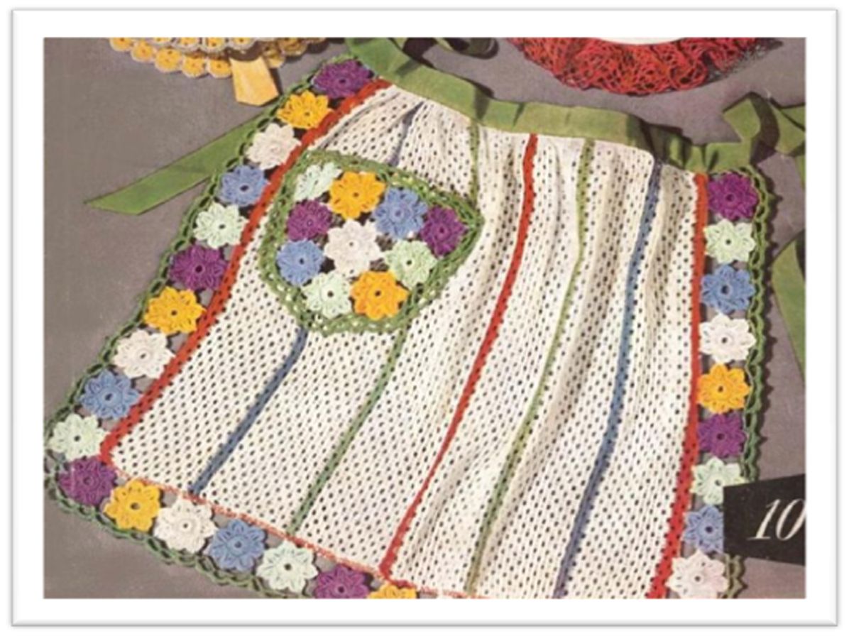 PATTERN #2053 APRON VINTAGE KNITTING