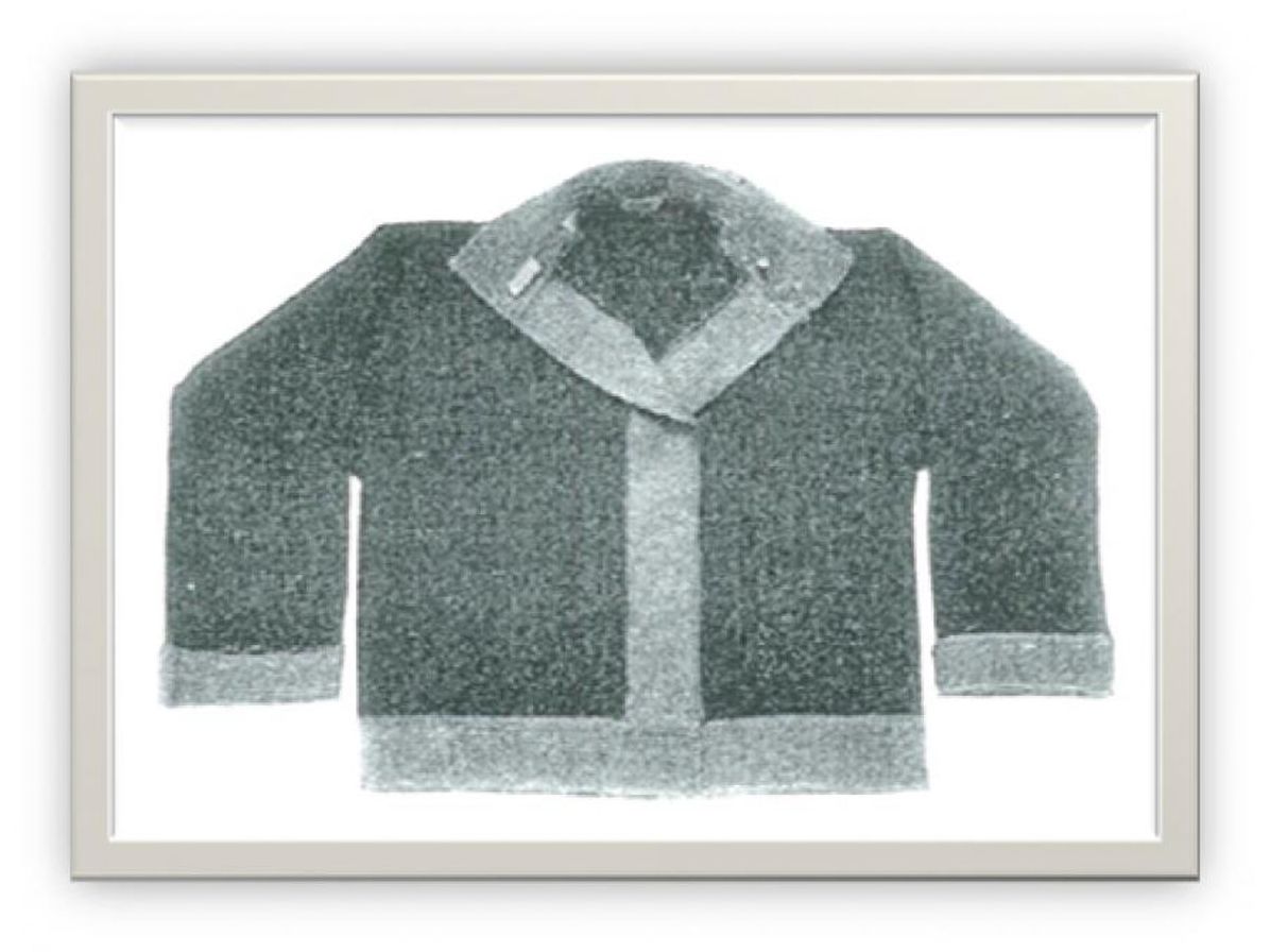 PATTERN #1106 SIMPLE JACKET VINTAGE KNITTING