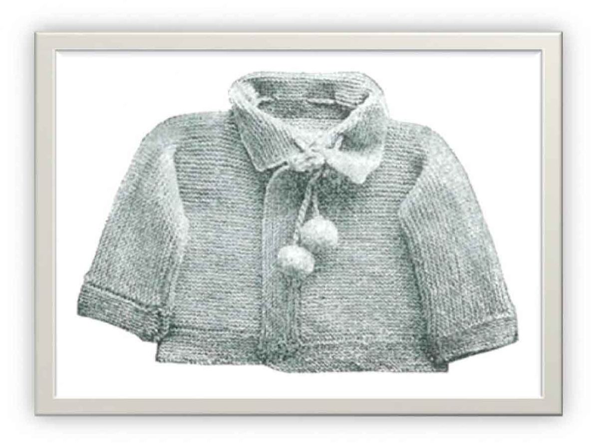 PATTERN #1110 SYDNEY JACKET VINTAGE KNITTING