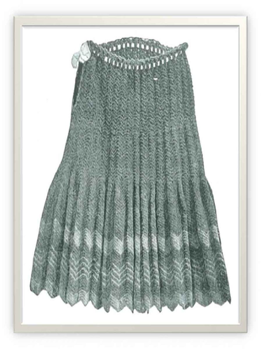 PATTERN #1115 LADIES PETTICOAT VINTAGE CROCHET