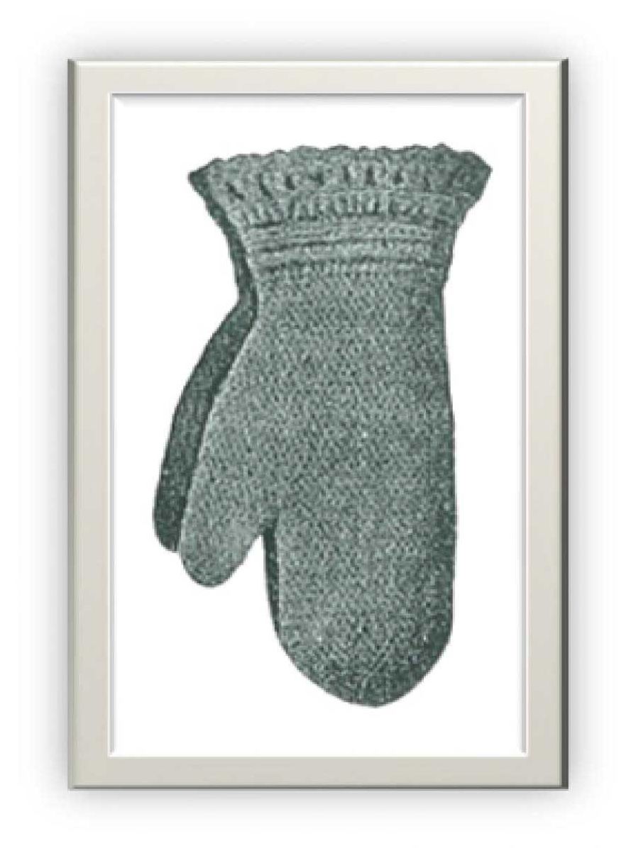PATTERN #1117 LADIES MITTENS VINTAGE KNITTING
