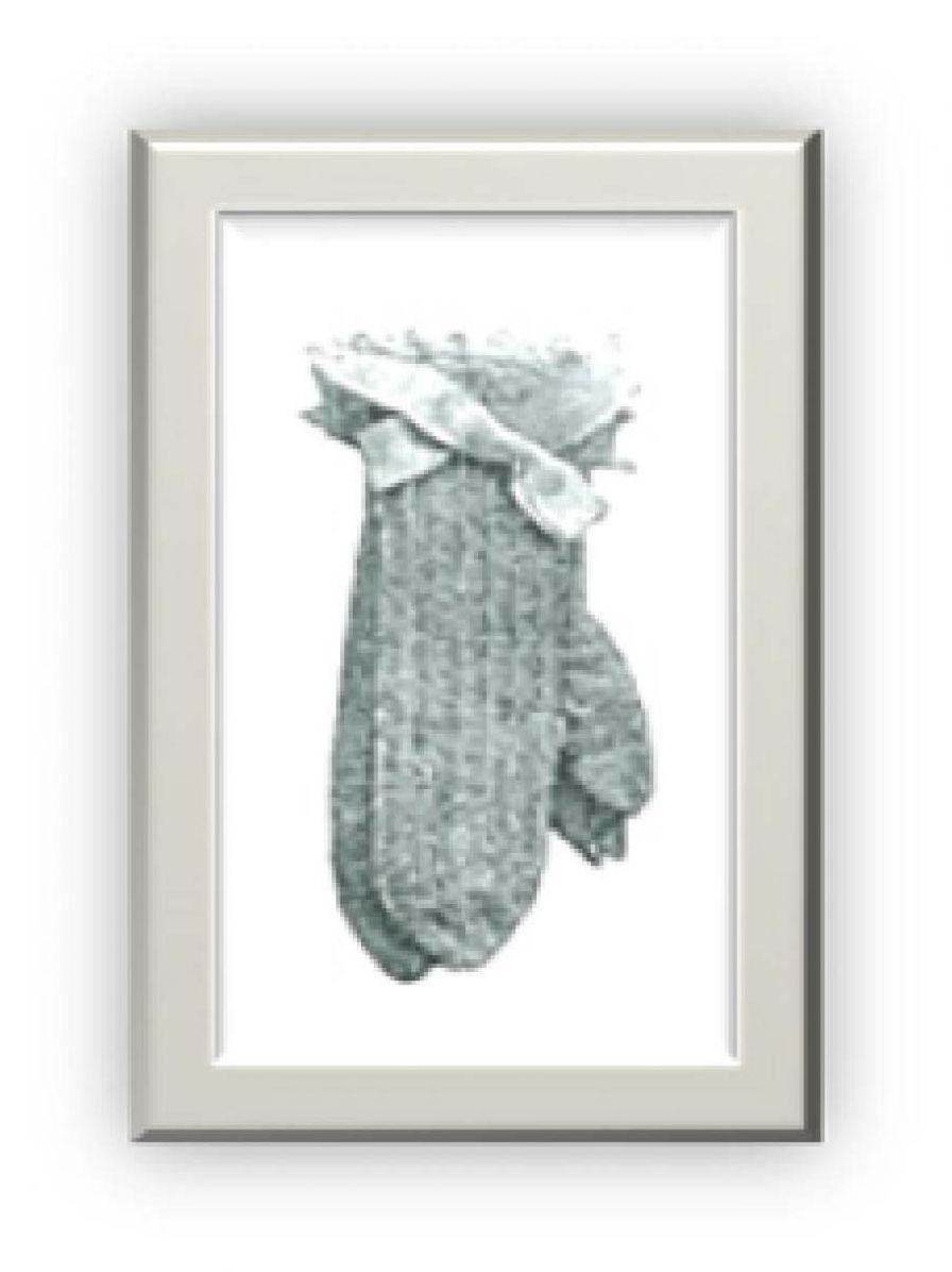 PATTERN #1118 BABY'S MITTENS VINTAGE KNITTING