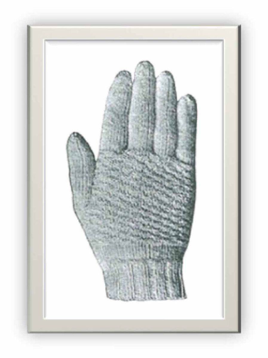 PATTERN #1120 KNIT GOLF GLOVE VINTAGE KNITTING