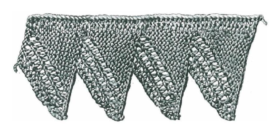 PATTERN #1138 KNIT LACE VINTAGE KNITTING