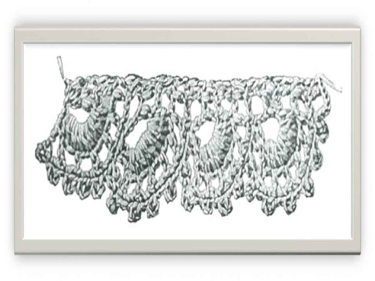 PATTERN #1140 CROCHETED LACE VINTAGE CROCHET
