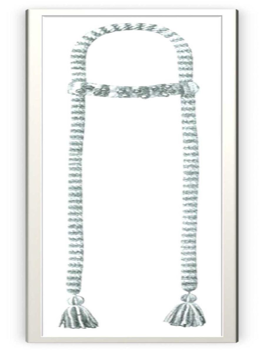 PATTERN #1141 CROCHETED HORSE REINS VINTAGE CROCHET