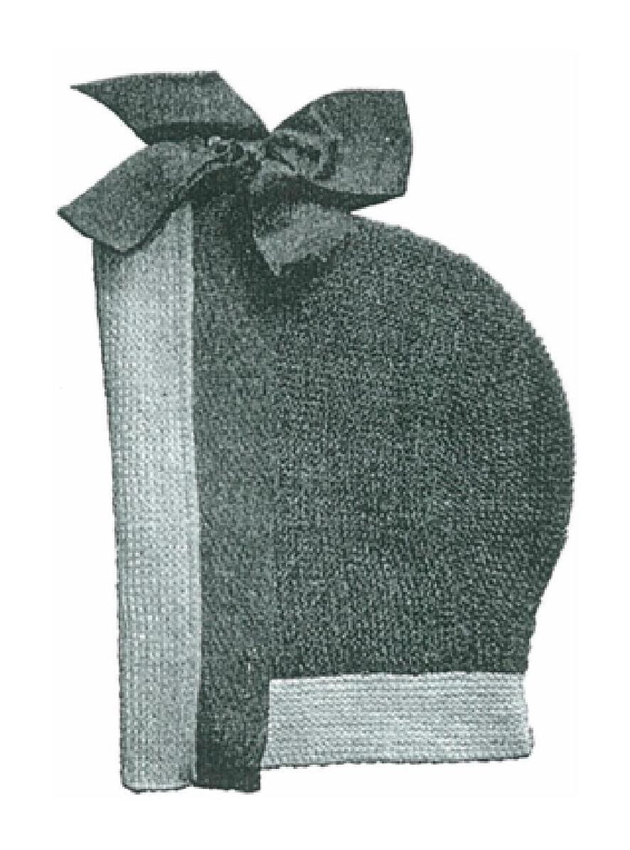 PATTERN #1162 INFANT'S KNIT HOOD VINTAGE KNITTING
