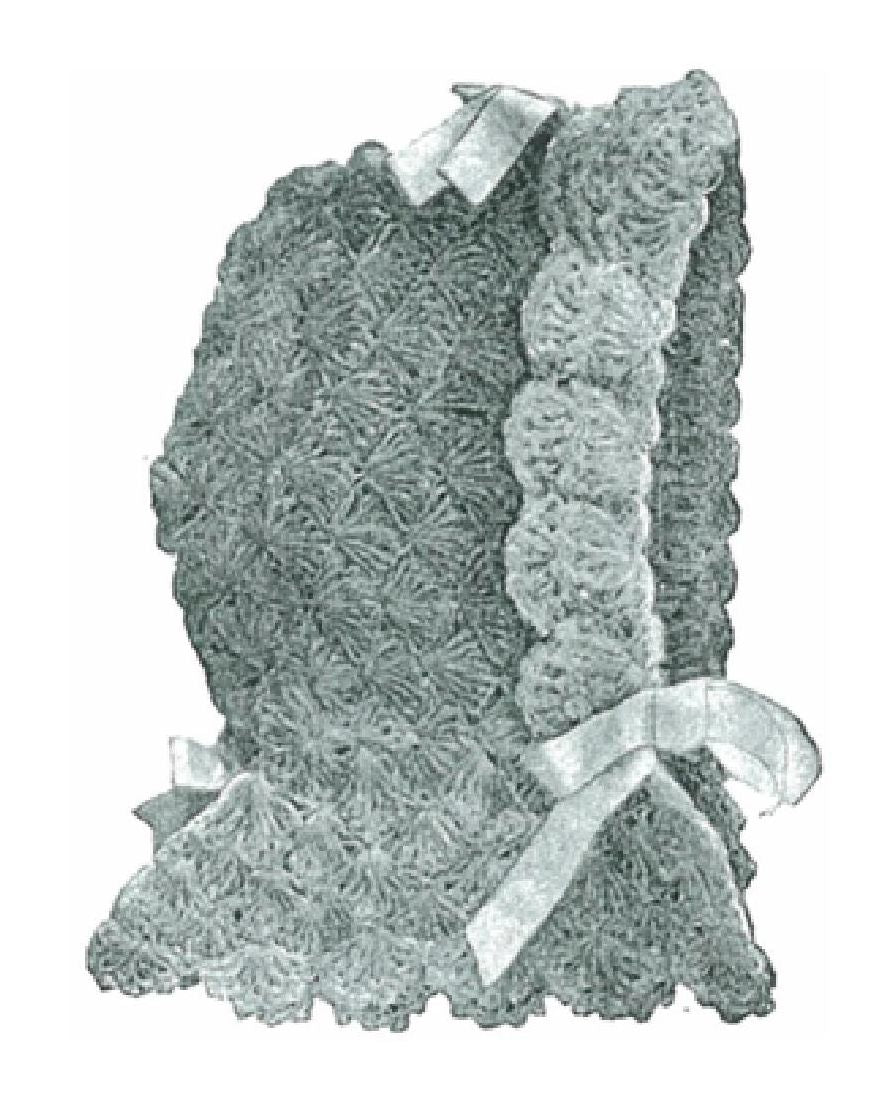 PATTERN #1165 LADIES HOOD VINTAGE CROCHET