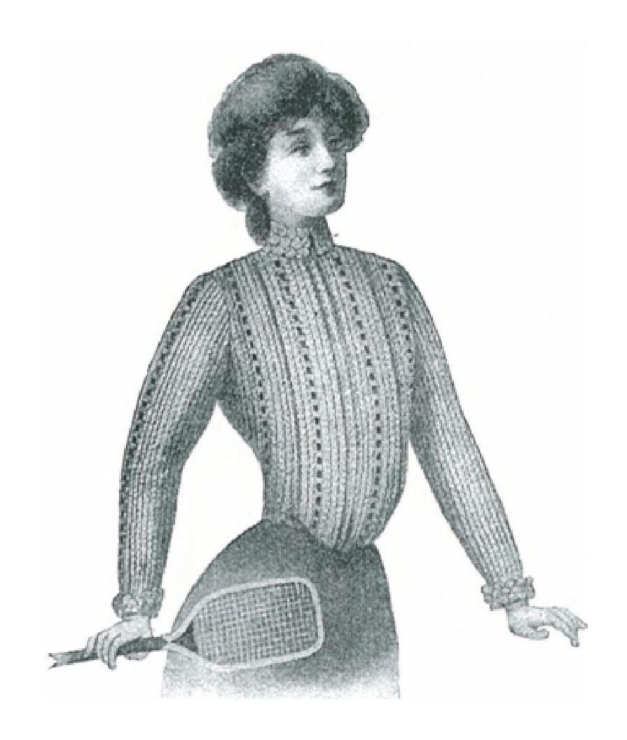 PATTERN #1173 TENNY SWEATER VINTAGE CROCHET