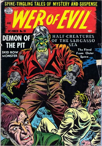 Web Of Evil Number 19 Horror Comic Book