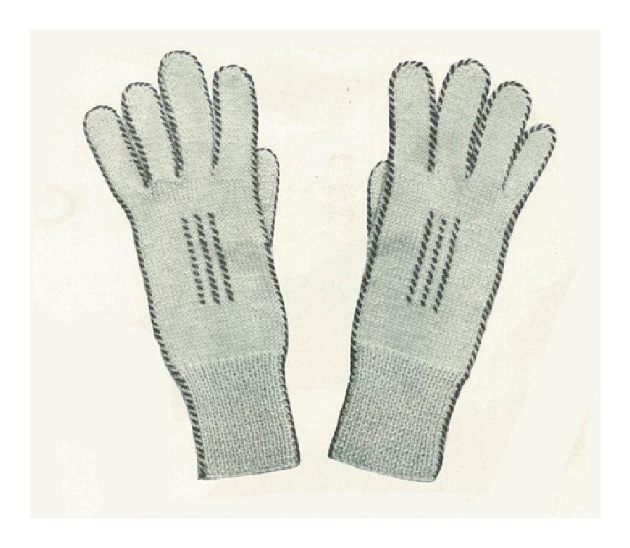PATTERN #1401 DANIA GLOVES VINTAGE KNITTING