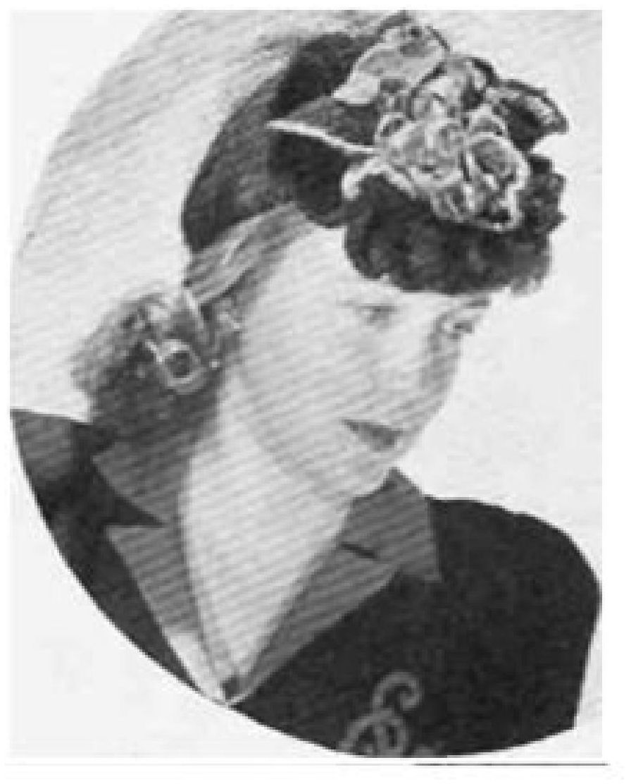 PATTERN #1409 FLOWER HAT VINTAGE CROCHET