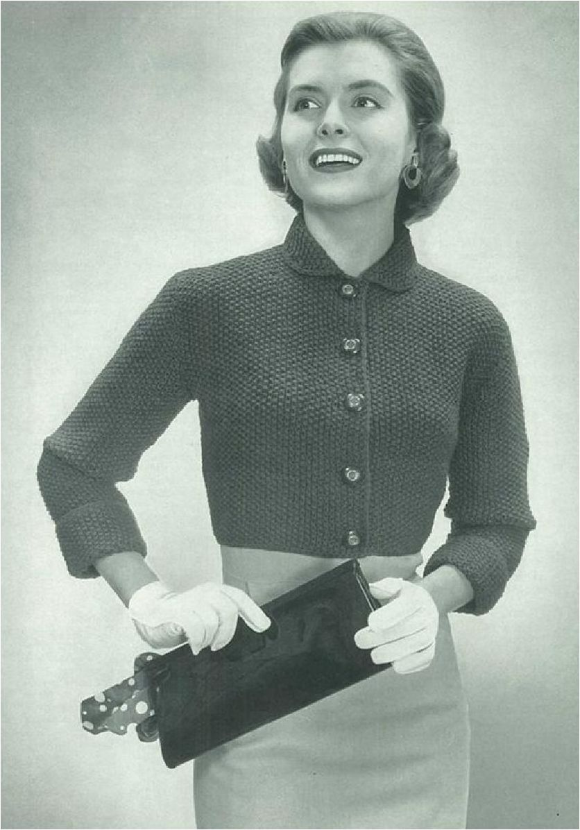 PATTERN #1439 TESS VINTAGE KNITTING