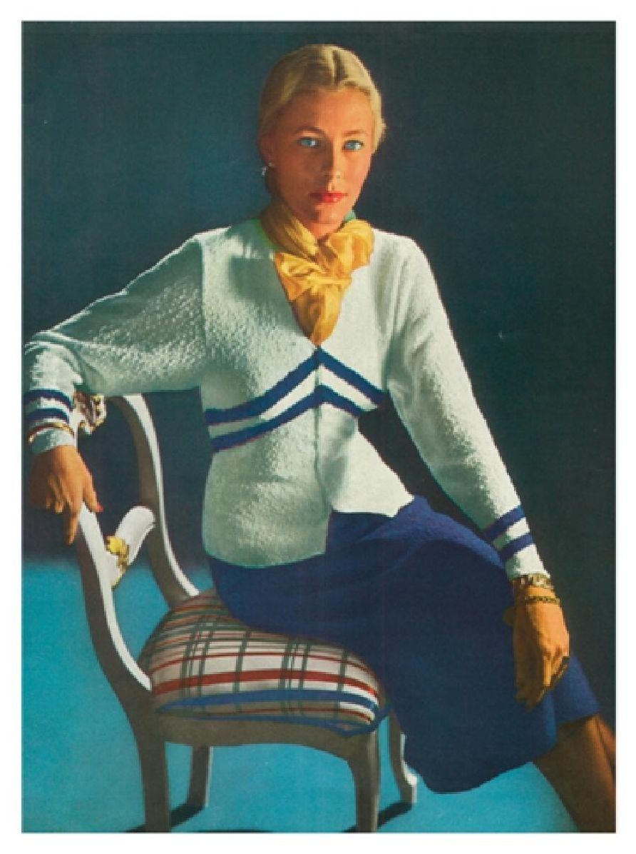 PATTERN #1456 CRUISER VINTAGE KNITTING