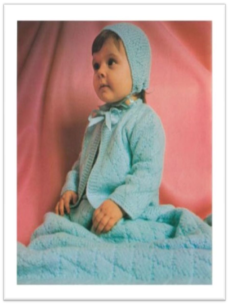 PATTERN #1507 BLUE BELLS VINTAGE KNITTING