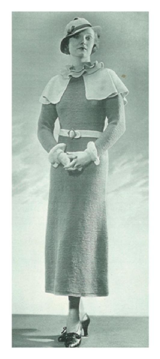 PATTERN #1484 PURITAN VINTAGE KNITTING