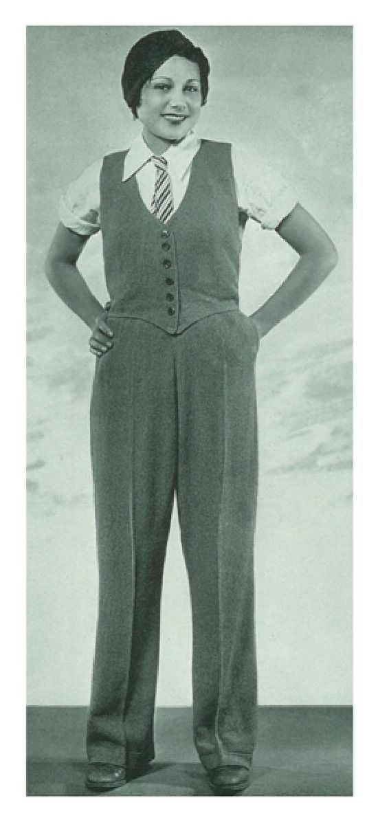 PATTERN #1488 HOLLYWOOD SUIT VINTAGE KNITTING