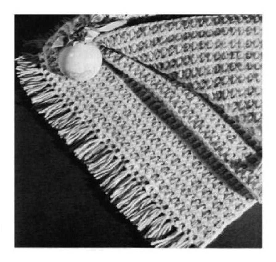 PATTERN #1491 BABY TAYLOR AFGHAN VINTAGE CROCHET