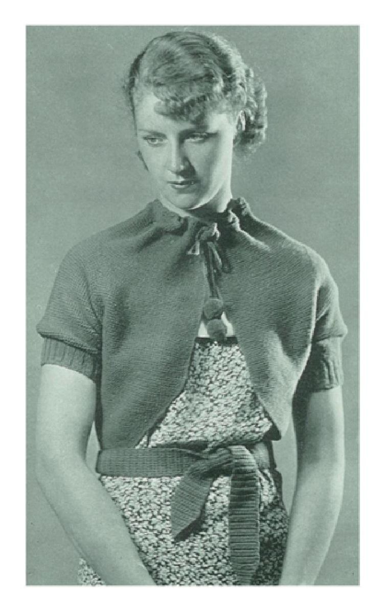 PATTERN #1493 WIMBLEDON JACKET VINTAGE KNITTING