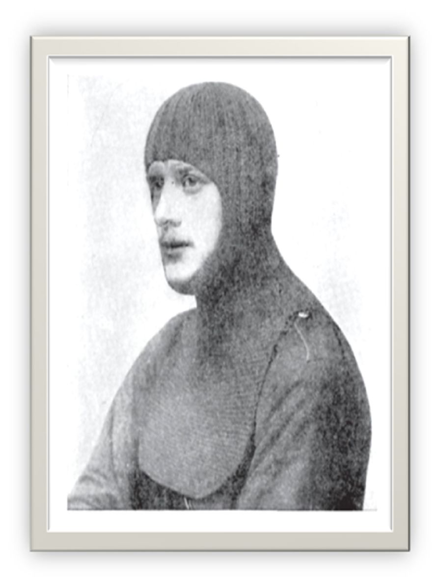 PATTERN #1501 BALACLAVA HELMET VINTAGE KNITTING