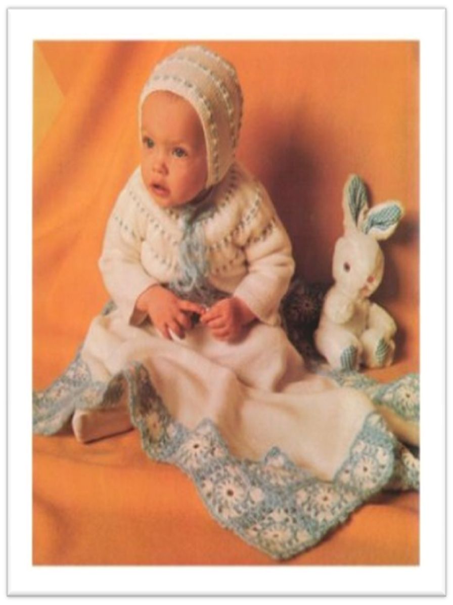 PATTERN #1503 LITTLE MISS MUFFET VINTAGE KNITTING