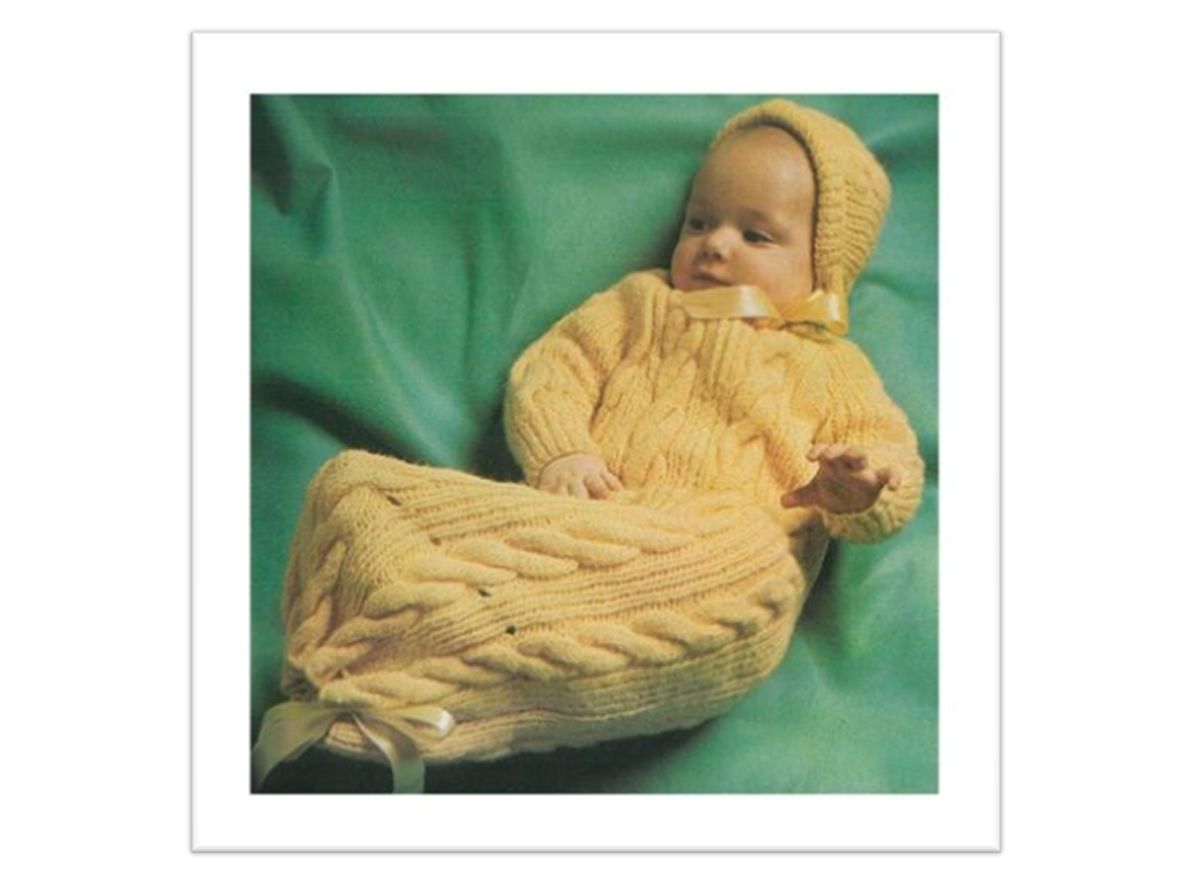 PATTERN #1505 SNUGGLE BUNNY VINTAGE KNITTING
